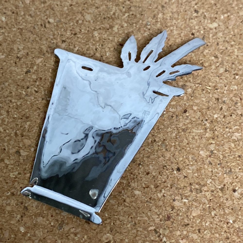 Handcrafted Silver Mint Julep Derby Pin